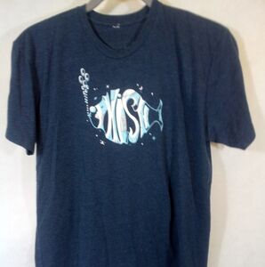Phish Navy S/S 2013 Fall Tour Double Sided Unisex Pullover Shirt Tee L